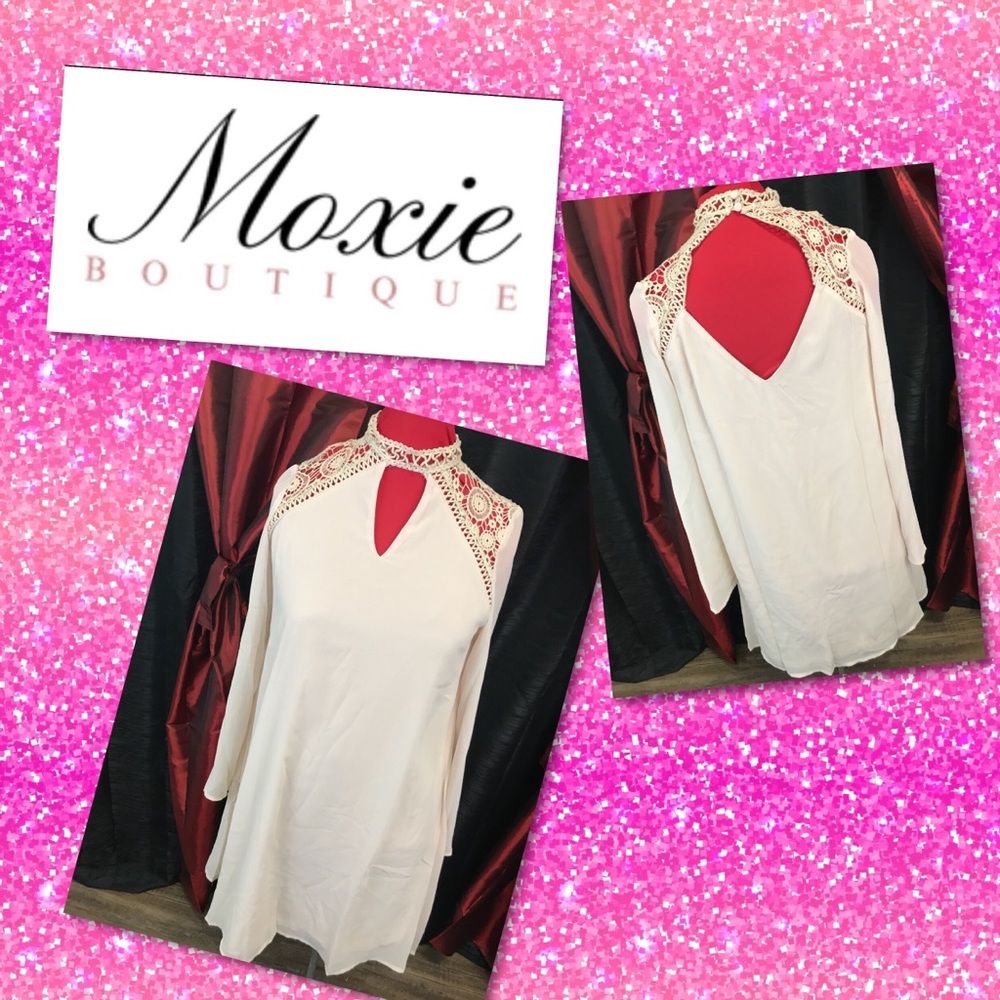 Crochet Lace Chiffon Tunic